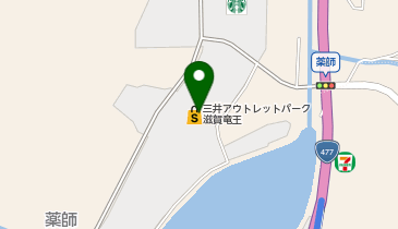 眼鏡市場 三井アウトレットパーク滋賀竜王店の地図画像