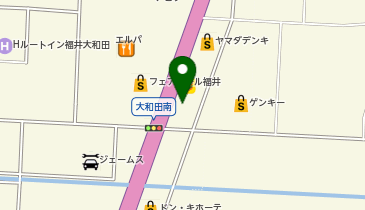 眼鏡市場 福井大和田店の地図画像