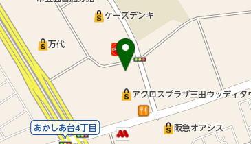 眼鏡市場 三田ウッディタウン店の地図画像