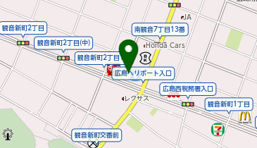 眼鏡市場 南観音店の地図画像