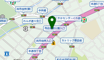 眼鏡市場 呉本通り店の地図画像