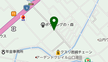 眼鏡市場 山口店の地図画像