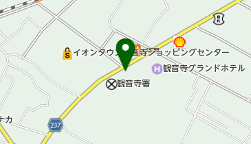 眼鏡市場 観音寺店の地図画像