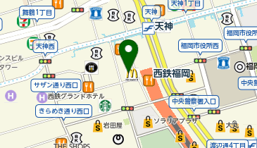 眼鏡市場 福岡新天町店の地図画像