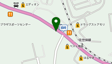 眼鏡市場 佐世保大塔店の地図画像