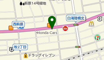 眼鏡市場 大分牧店の地図画像