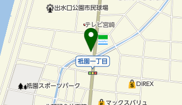 眼鏡市場 宮崎祇園店の地図画像