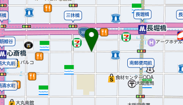 カラオケまねきねこ 心斎橋店の地図画像