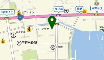 カラオケまねきねこ 玉野店の地図画像