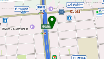 カラオケまねきねこ 新栄店の地図画像