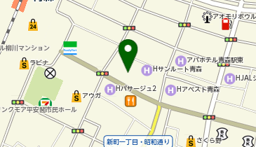 カラオケまねきねこ 青森新町通り店の地図画像