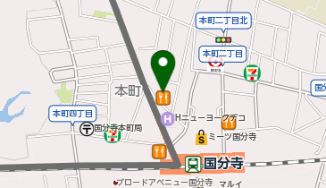 カラオケまねきねこ 国分寺北口店の地図画像