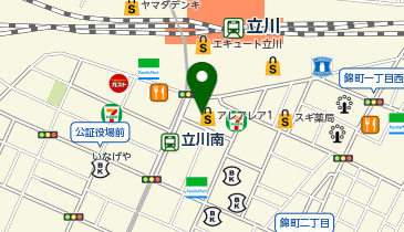 カラオケまねきねこ 立川南口店の地図画像