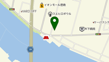 カラオケまねきねこ 徳島南末広店の地図画像