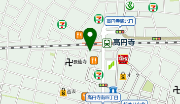 カラオケまねきねこ 高円寺南口店の地図画像
