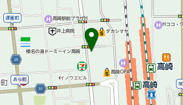 カラオケまねきねこ 高崎駅西口2号店の地図画像