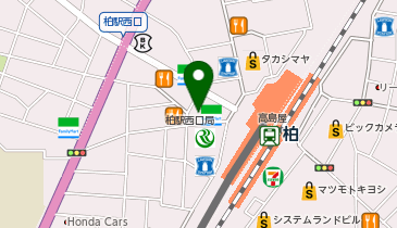 カラオケまねきねこ 柏西口店の地図画像