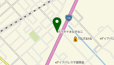 カラオケまねきねこ 東金店の地図画像