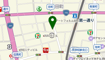 カラオケまねきねこ 浜松田町店の地図画像