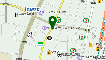 カラオケまねきねこ 郡山駅前店の地図画像