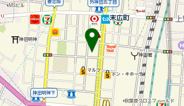 カラオケまねきねこ 秋葉原店の地図画像