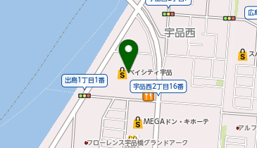 カラオケまねきねこ 広島宇品店の地図画像