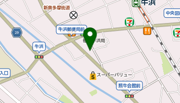 カラオケまねきねこ 福生牛浜店の地図画像