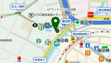 カラオケまねきねこ 飯田橋東口2号店の地図画像
