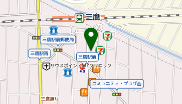カラオケまねきねこ 三鷹中央通り店の地図画像