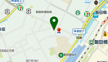 カラオケまねきねこ 神楽坂店の地図画像