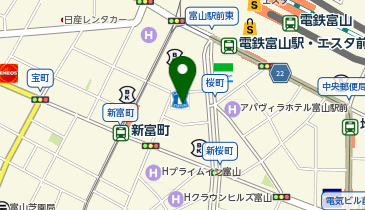 カラオケまねきねこ 富山駅前2号店の地図画像