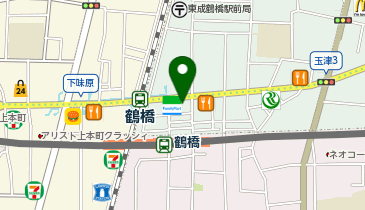 カラオケまねきねこ 鶴橋店の地図画像