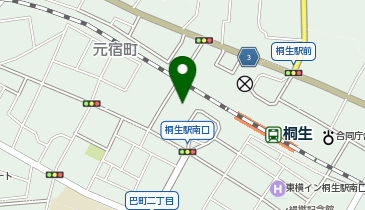 カラオケまねきねこ 桐生駅前店の地図画像