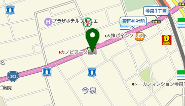 カラオケまねきねこ 天神国体道路店の地図画像