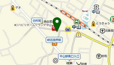 カラオケまねきねこ 中山店の地図画像