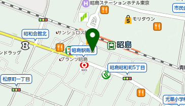 カラオケまねきねこ 昭島南口店の地図画像