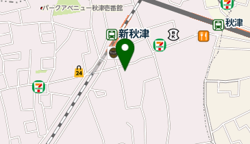 カラオケまねきねこ 新秋津駅前店の地図画像