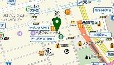 カラオケまねきねこ 天神サザン通り店の地図画像