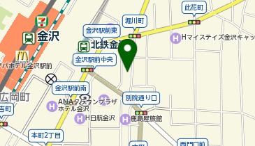 カラオケまねきねこ 金沢東口店の地図画像