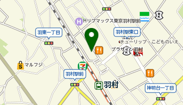 カラオケまねきねこ 羽村駅前店の地図画像