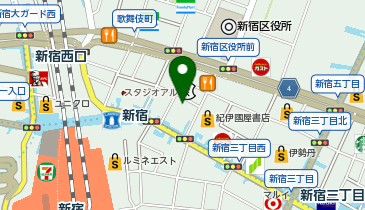 カラオケまねきねこ 新宿東口店の地図画像