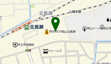 カラオケまねきねこ 岡山北長瀬店の地図画像