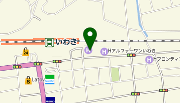 カラオケまねきねこ いわき駅前店の地図画像