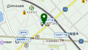 カラオケまねきねこ 桜並木店の地図画像