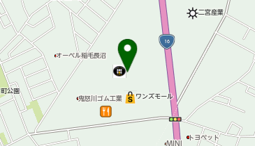 カラオケまねきねこ 稲毛長沼店の地図画像