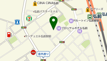 カラオケまねきねこ 弘前駅前店の地図画像