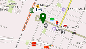 カラオケまねきねこ 山形駅前店の地図画像