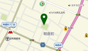 魚べい朝倉町店の地図画像