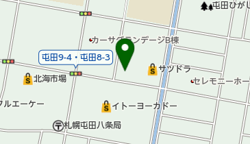 魚べい 屯田店の地図画像