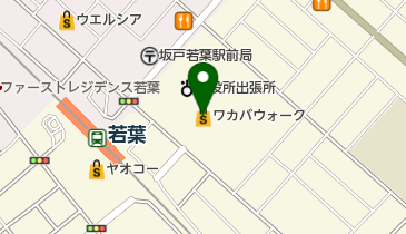 魚べい ワカバウォーク店の地図画像